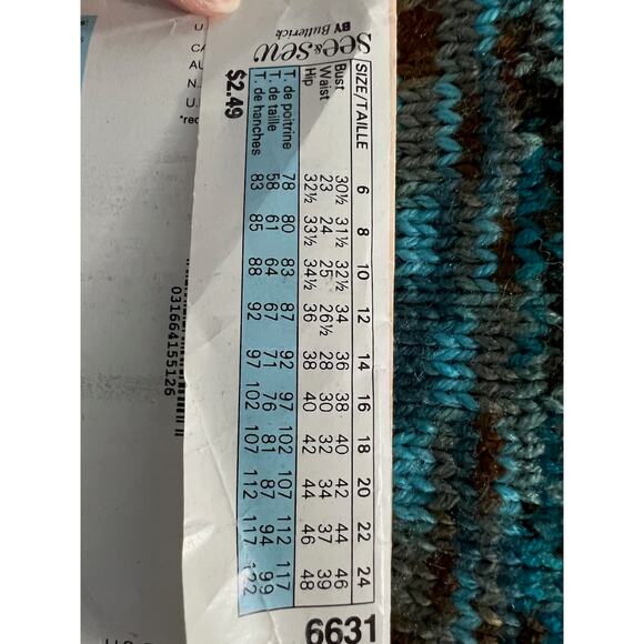 Butterick Sewing pattern 6631 suit blazer top pants size 18 20 22 - Picture 7 of 7